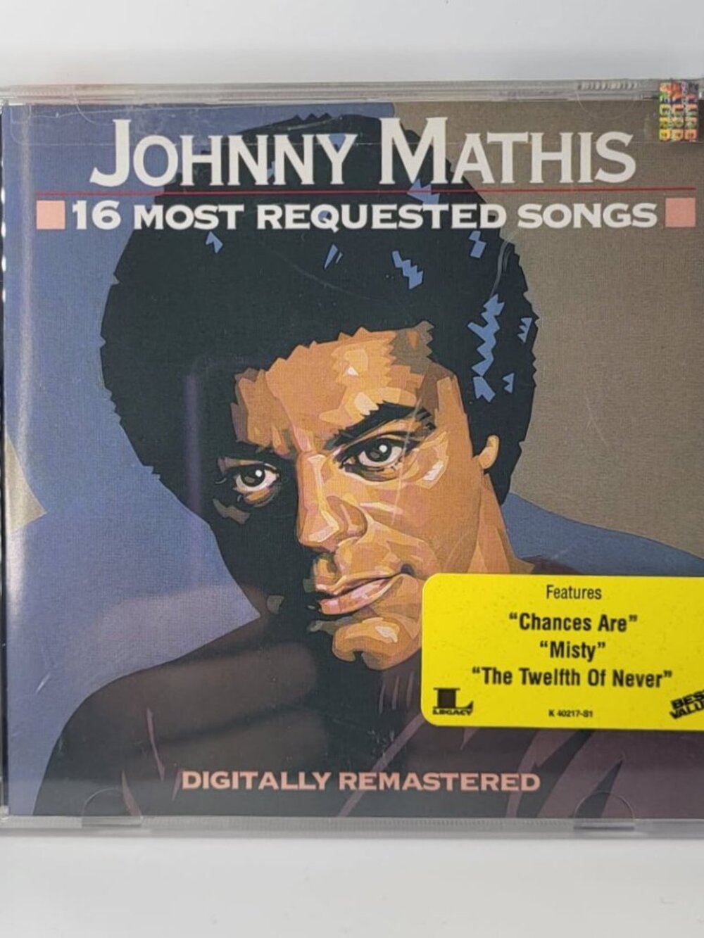 Johnny Mathis 16 Most Requested Songs CD Album
